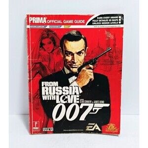 PRIMA OFFICIAL STRATEGY GUIDE FROM RUSSIA WITH LOVE 007 XBOX GAMECUBE & PS2